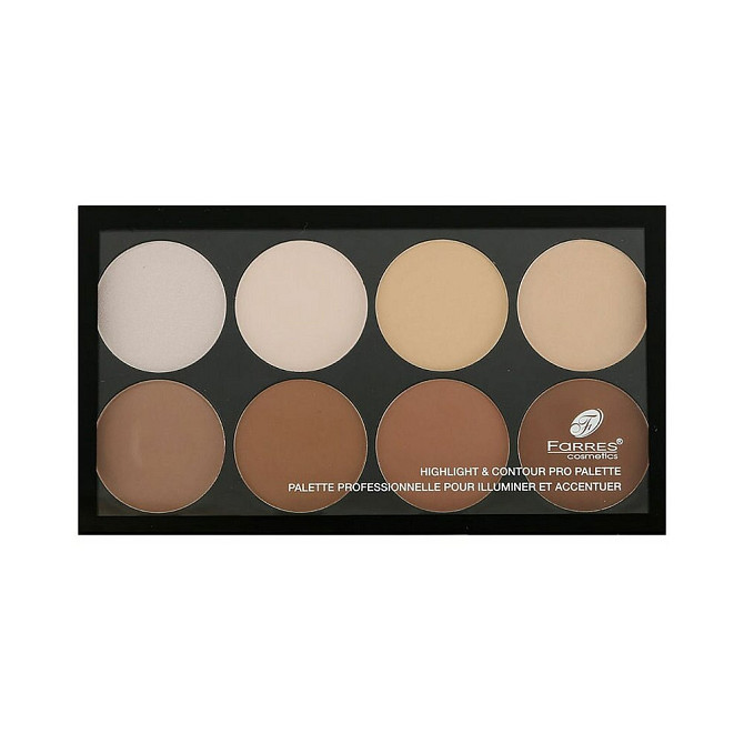 Farres Палетка для контуринга Highlight & Contour Pro Palette 3015, 01  - изображение 1