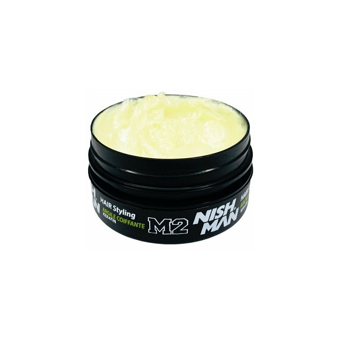 NISHMAN Глина Matte Clay Hair Styling Wax M2, 100 мл  - изображение 3
