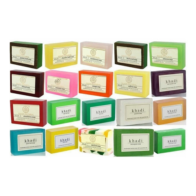 Khadi Natural Мыло кусковое Orange soap, 125 г  - изображение 3