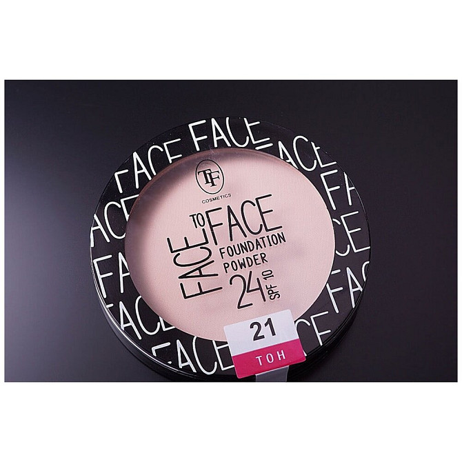 TF Cosmetics пудра компактная Face To Face Foundation Powder 24 SPF 10 22 фарфоровый  - изображение 2
