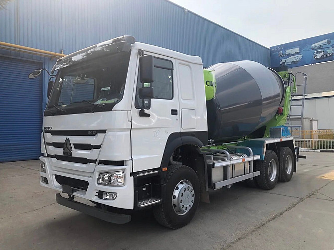 Автобетоносмеситель HOWO HW76, 6х4, бочка CIMC, объём 10 м3, Euro V Челябинск - изображение 1