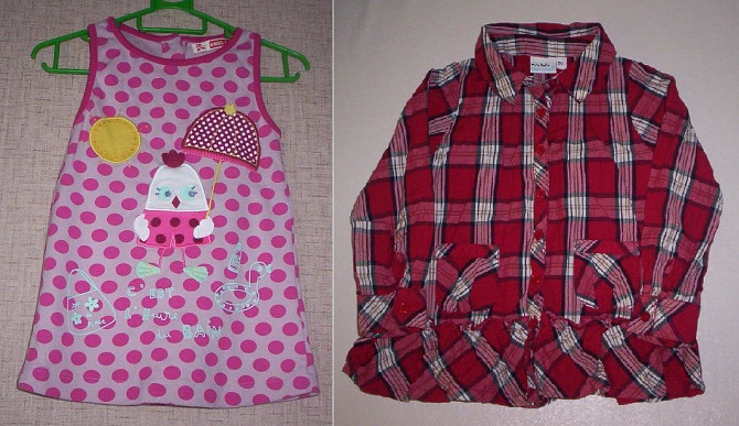 Платье для девочки. В ассортименте. 6 штук. Рост 68-80см, 6-12 мес Электросталь - изображение 3