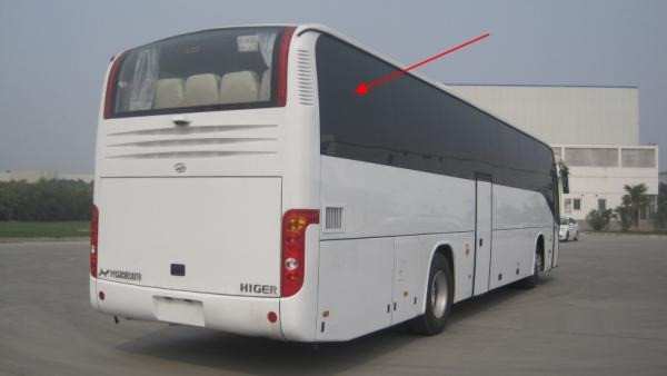 Стекло боковое правое заднее KLQ6119 Казань - изображение 1