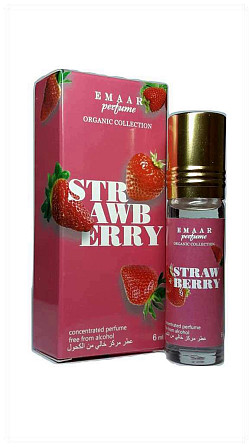 Масляные духи парфюмерия Оптом Organic Strawberry Emaar 6 мл Благовещенск - изображение 1