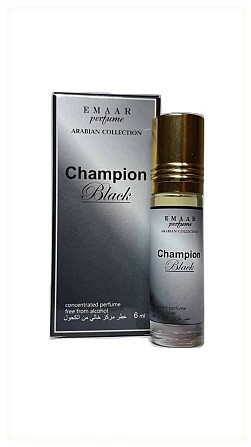 Масляные духи парфюмерия Оптом Arabian Champion Black Emaar 6 мл Астрахань - изображение 1