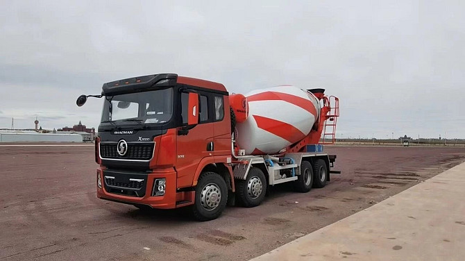 Автобетоносмеситель на шасси Shacman X5000, 8х4, объём бочки 12 м3, Euro V Челябинск - изображение 1