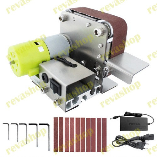 Ленточный гриндер мини шлифовальный станок  - изображение 1