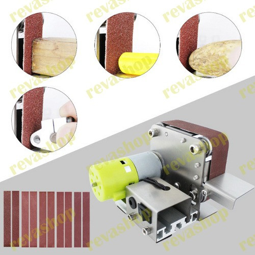 Ленточный гриндер мини шлифовальный станок  - изображение 3