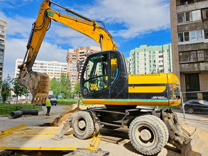 Колёсный экскаватор JCB JS 160W 2011 года Санкт-Петербург - изображение 3