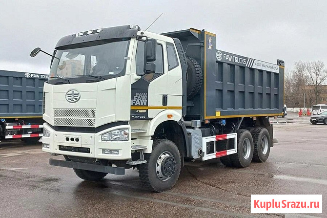 Самосвал FAW CA3250, J6P, 420 л.с., 6х6, кузов 20 м3, Euro V Челябинск - изображение 1