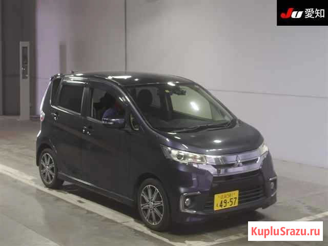 Хэтчбек турбо кей-кар Mitsubishi EK Custom кузов B11W модификация T Safety Package Москва - изображение 1