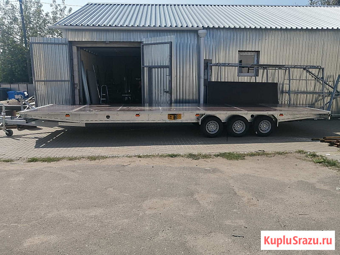 Прицеп автовоз, платформа прямая, категория ВЕ. 900*250-3500кг Москва - изображение 1