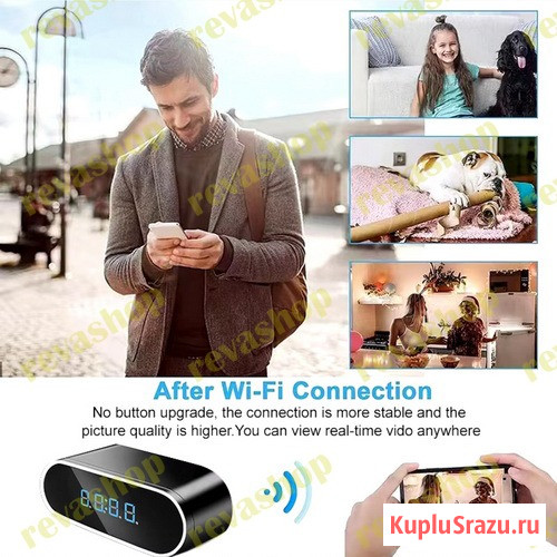 Беспроводная мини-камера видеонаблюдения Full HD 1080P Москва - изображение 2