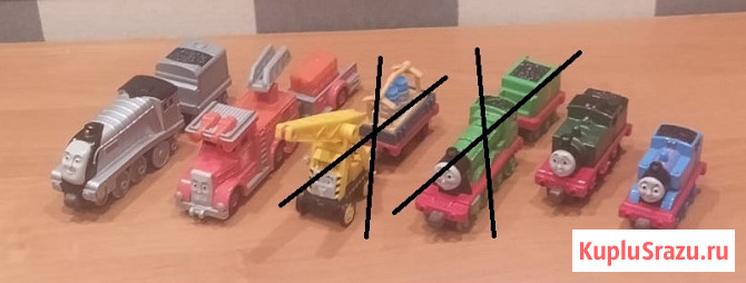 Паровозики Томас Thomas&Friends Take-n-Play на магнитах + карта Чаггингтон Электросталь - изображение 1