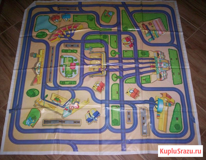 Паровозики Томас Thomas&Friends Take-n-Play на магнитах + карта Чаггингтон Электросталь - изображение 2