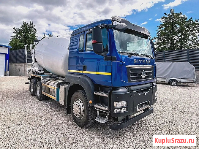 Автобетоносмеситель на шасси Sitrak C7H, 6х4, бочка 10 кубов, Euro V Челябинск - изображение 4