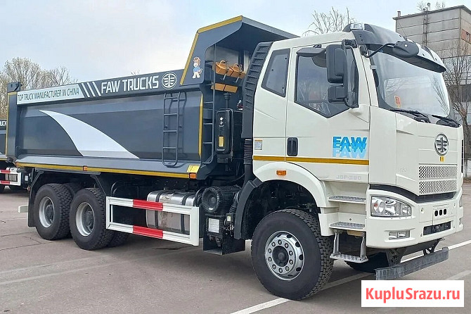 Самосвал FAW CA3250, кабина J6P, 6х4, 390 л.с., кузов U-образный, объём 21 м3 Челябинск - изображение 3