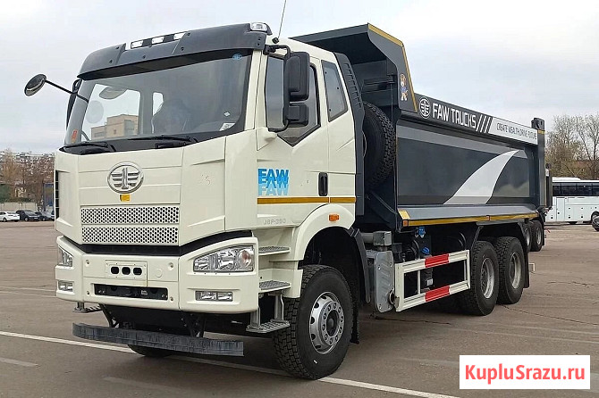 Самосвал FAW CA3250, кабина J6P, 6х4, 390 л.с., кузов U-образный, объём 21 м3 Челябинск - изображение 1