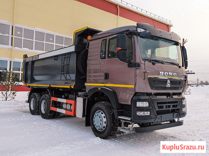 Самосвал HOWO T5G, кабина Restyling, 6х4, кузов U-образный, объём 20 м3, Euro V Челябинск - изображение 1