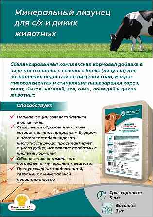 Универсальный лизунец 3кг Балашиха