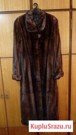 Шуба норковая женская длинная Нягань - изображение 1