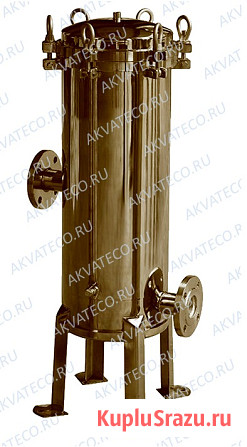 Промышленный нержавеющий фильтр для воды, смесей Москва - изображение 1