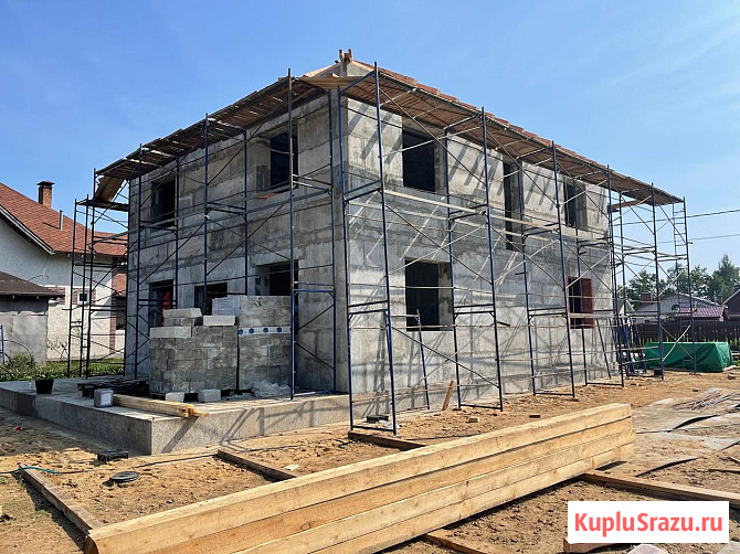 Домокомплект из полистиролбетона панели крупноформатные паз-гребень Москва - изображение 1