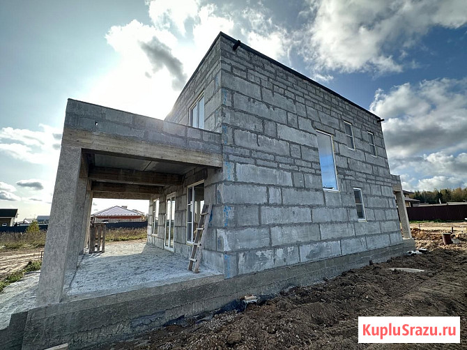 Домокомплект из полистиролбетона панели крупноформатные паз-гребень Москва - изображение 2