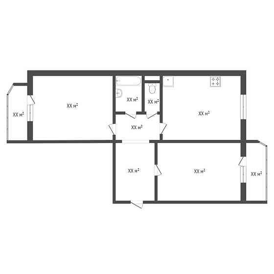 2-комнатная квартира, 66.7 м², 3/10 эт. на продажу в Тюмени Тюмень