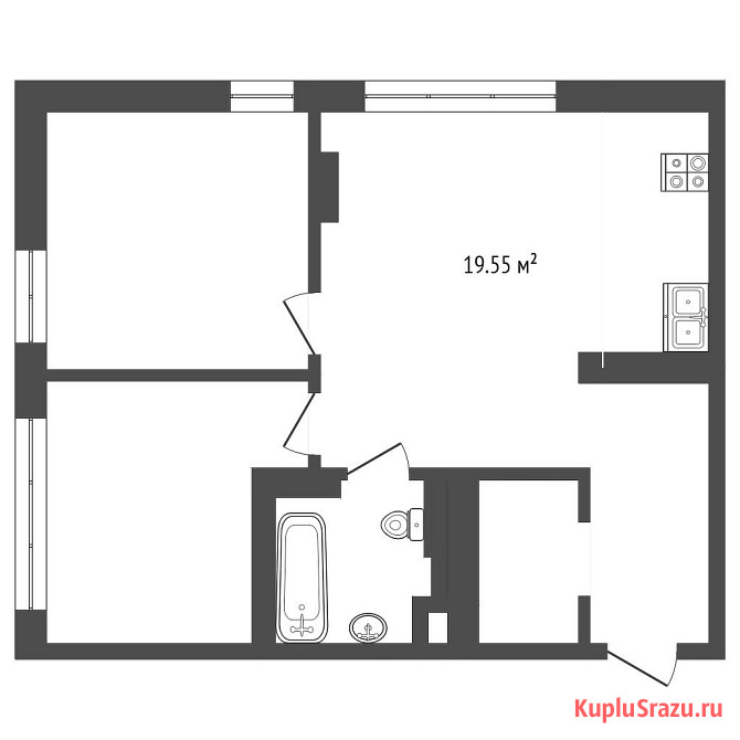 1-комнатная квартира, 41 м², 6/17 эт. на продажу в Тюмени Тюмень - изображение 5