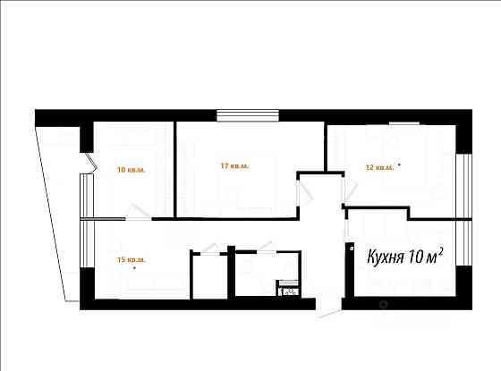 4-комнатная квартира, 72 м², 8/12 эт. на продажу в Москве Москва