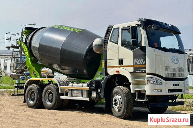 Автобетоносмеситель на шасси FAW CA3250, J6P, 6х4, объём бочки 10 м3 Челябинск - изображение 3