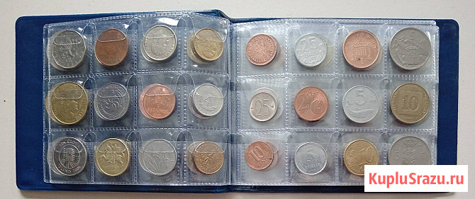 Коллекция иностранных монет мира без повторов 96 шт Дятьково - изображение 4