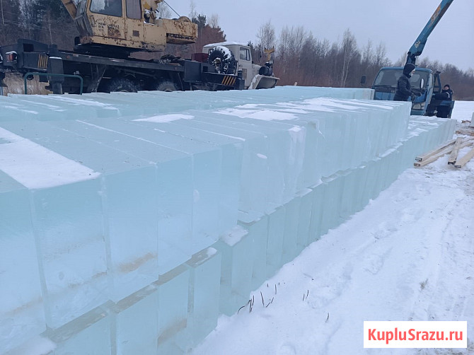 Лед, блоки льда для скульптур, лед строительный Москва - изображение 2