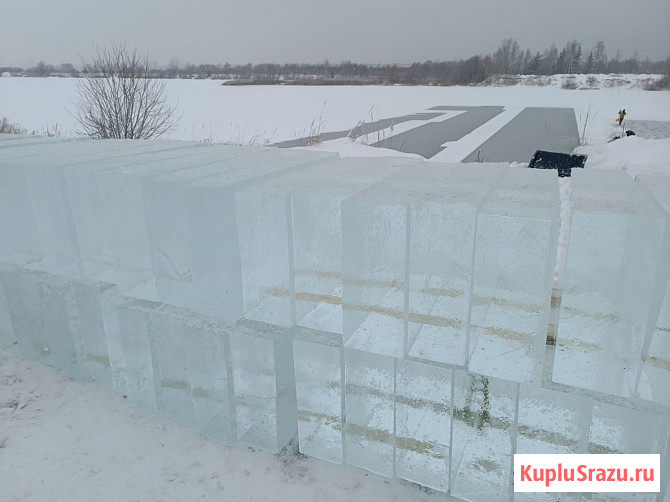Лед, блоки льда для скульптур, лед строительный Москва - изображение 1