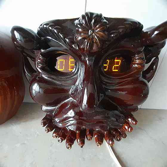 Часы электронные цифровые Сова и Мефистофель С времен СССР Челябинск