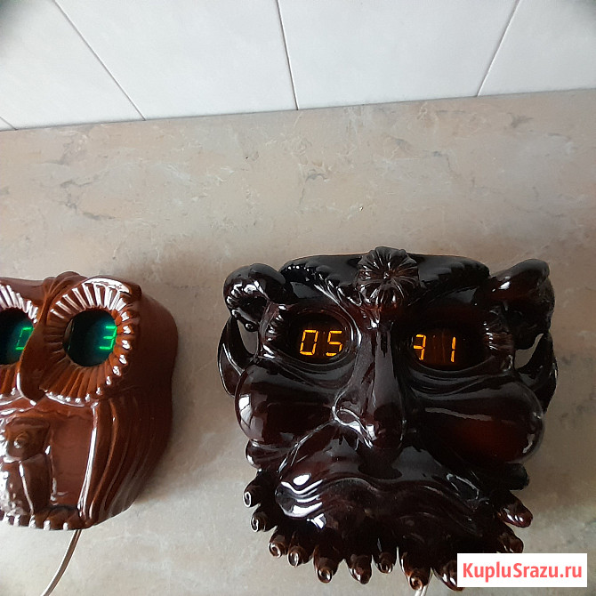 Часы электронные цифровые Сова и Мефистофель С времен СССР Челябинск - изображение 2