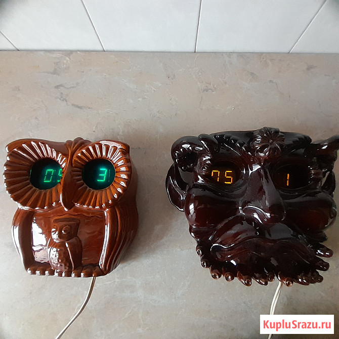 Часы электронные цифровые Сова и Мефистофель С времен СССР Челябинск - изображение 1