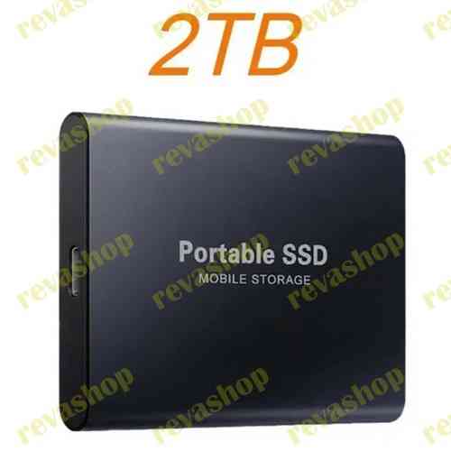 Портативный внешний диск SSD 2 ТБ USB 3.1/Type-C 