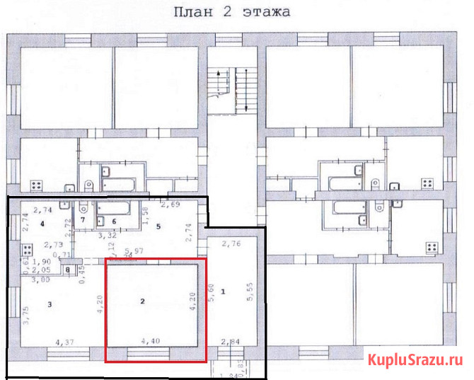 Комната 18.5 м² в 3-ком. кв., 2/2 эт. на продажу в Екатеринбурге Екатеринбург - изображение 4