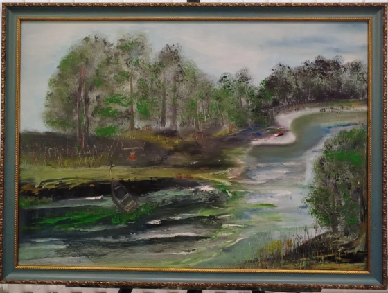 Картина маслом 50х70 Владимир