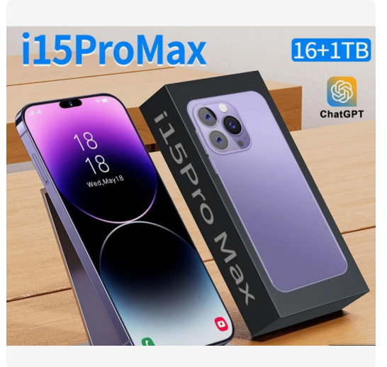Смартфон Русский/I15 PRO MAX NEO 1024/16GB DUAL 5G/New/Android/играть/4Gдвижение 16/1 ТБ, черный нов Тула