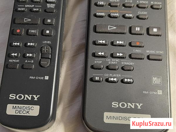Пульты от минидисковых дек SONY Челябинск - изображение 1