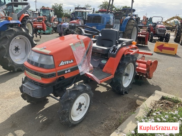 Минитрактор с/х Kubota Astepal A-13 4х4 фреза наработка 500 мч Москва - изображение 1