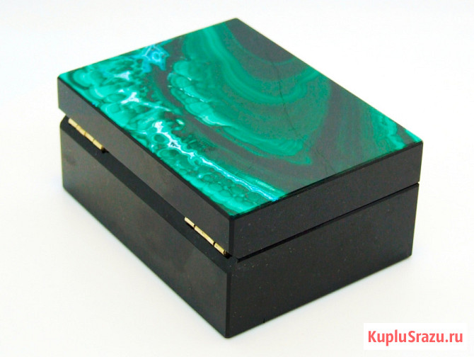 Малахит с Хризоколлой - Коллекционная Шкатулка Москва - изображение 4