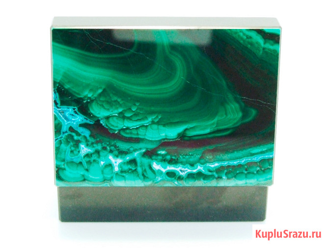 Малахит с Хризоколлой - Коллекционная Шкатулка Москва - изображение 3