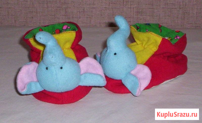 Тканевые пинетки размер 17-19 Электросталь - изображение 2