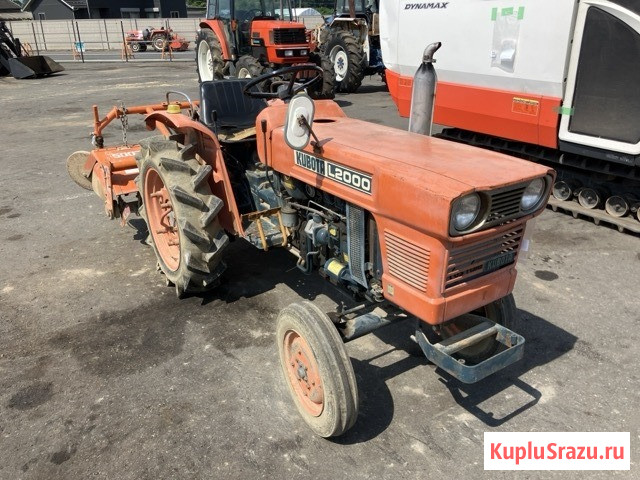 Минитрактор с/х Kubota L2000 4х2 фреза наработка 1103 мч Москва - изображение 2