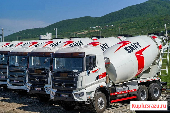 Автобетоносмеситель SANY SY310C-6W(V), 6х4, объём бочки 10 м3 Челябинск - изображение 1