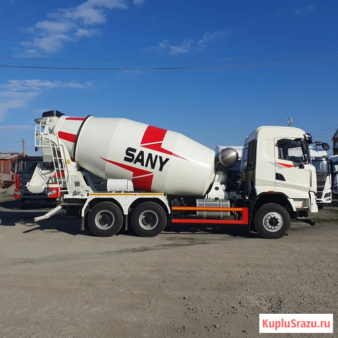 Автобетоносмеситель SANY SY310C-6W(V), 6х4, объём бочки 10 м3 Челябинск - изображение 3